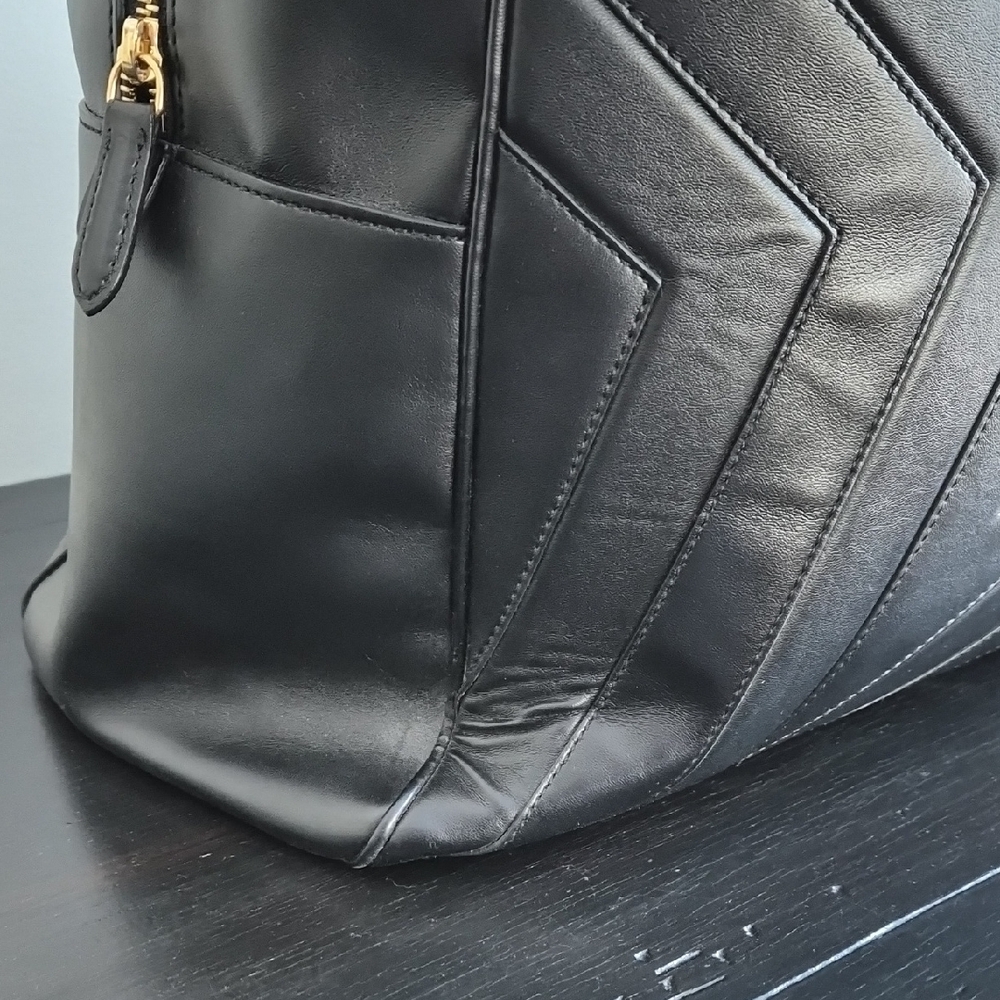 Stella McCartney Alter Nappa Black Star Embossed Overnight Duffel - Picture 7 of 17